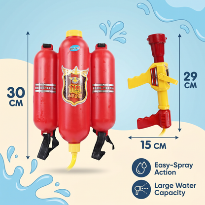 Firefighter Water Backpack Blaster – Kids