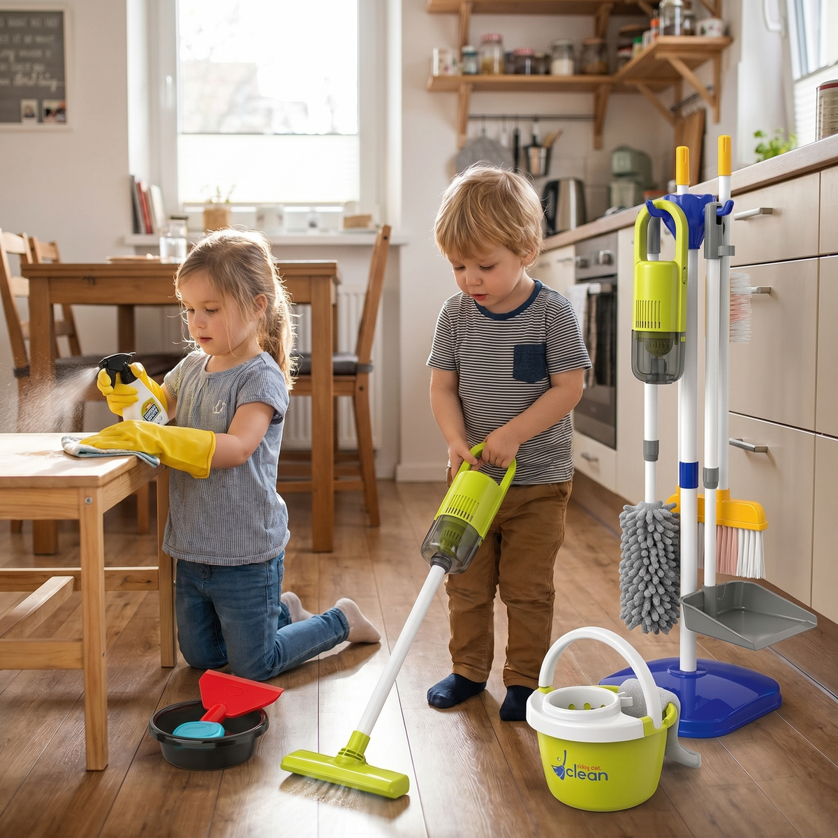 Kids Interactive Cleaning Play Set for Kids