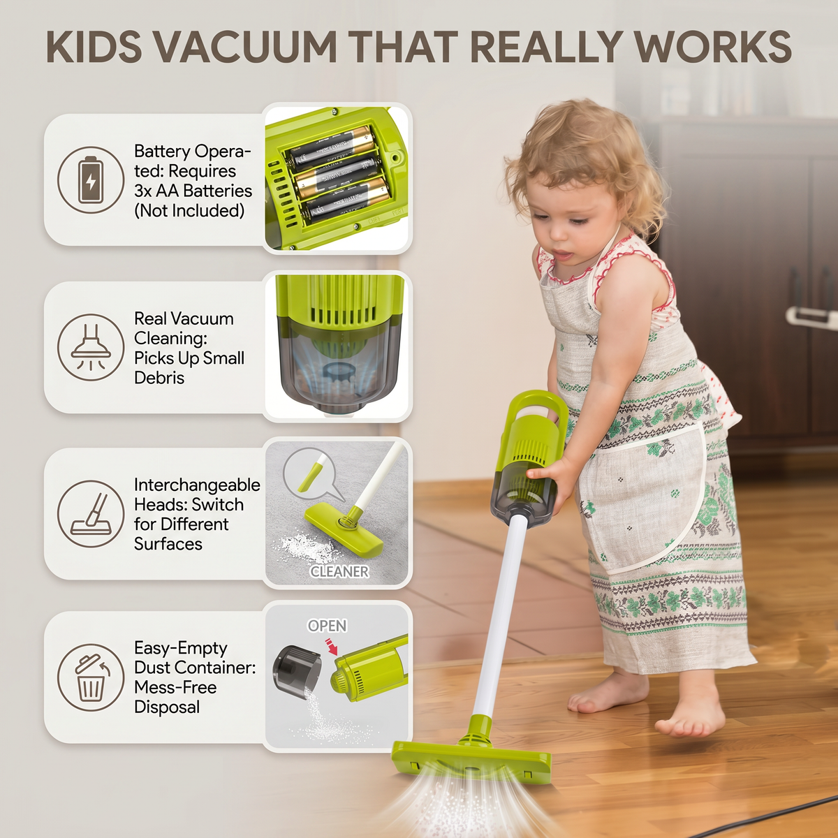 Kids Interactive Cleaning Play Set for Kids