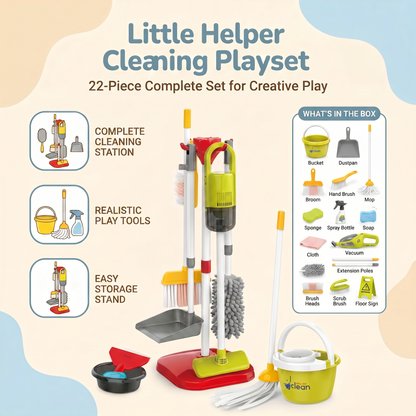 Kids Interactive Cleaning Play Set for Kids