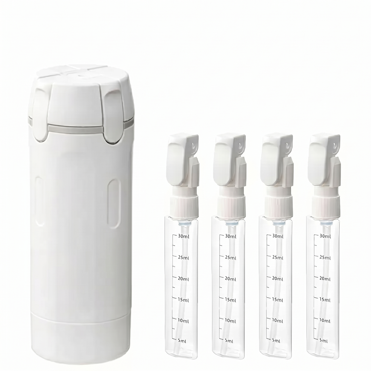 4 in 1 Refillable Travel Bottle Organiser | Family Favourite
