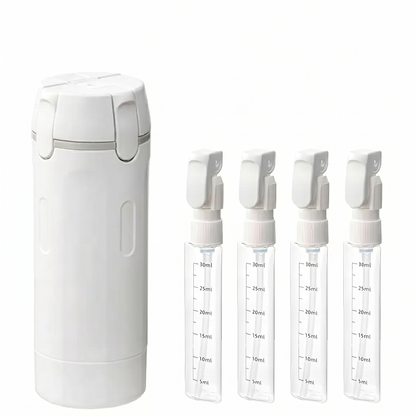 4 in 1 Refillable Travel Bottle Organiser | Family Favourite