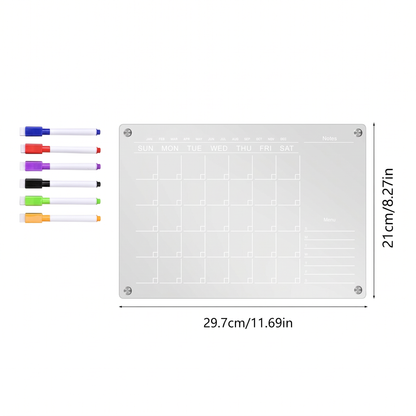 Magnetic Family Fridge Calendar Planner | Family Favourite