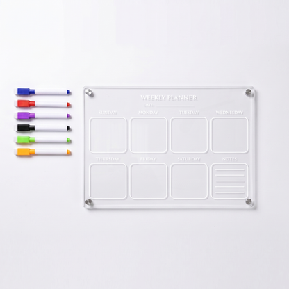 Magnetic Family Fridge Calendar Planner | Family Favourite