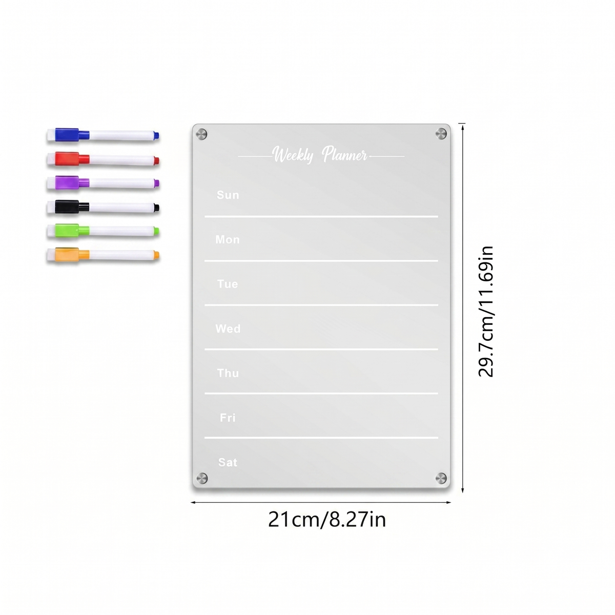 Magnetic Family Fridge Calendar Planner | Family Favourite