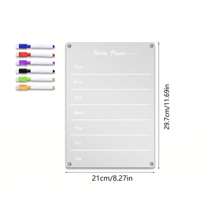 Magnetic Family Fridge Calendar Planner | Family Favourite
