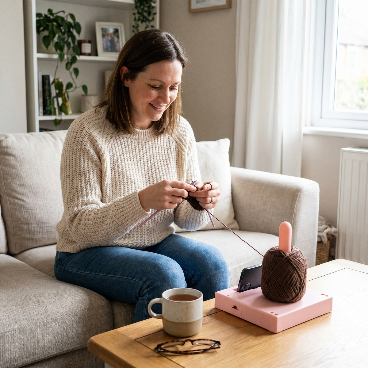 Rotating Yarn Holder Station – Crochet