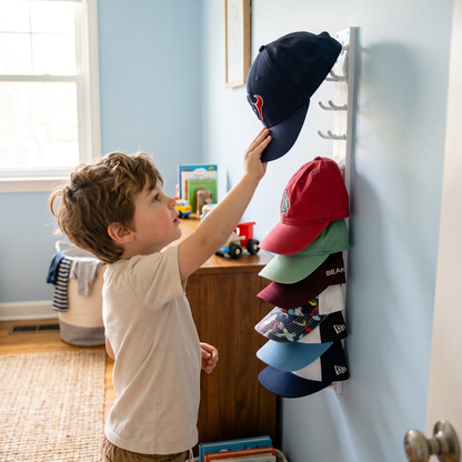 Wall Mounted Cap Organiser | Family Favourite