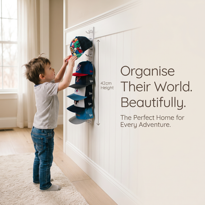 Wall Mounted Cap Organiser | Family Favourite