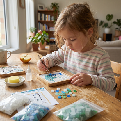 Creative Animal & Ocean Mosaic Coaster Craft Set