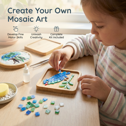 Creative Animal & Ocean Mosaic Coaster Craft Set
