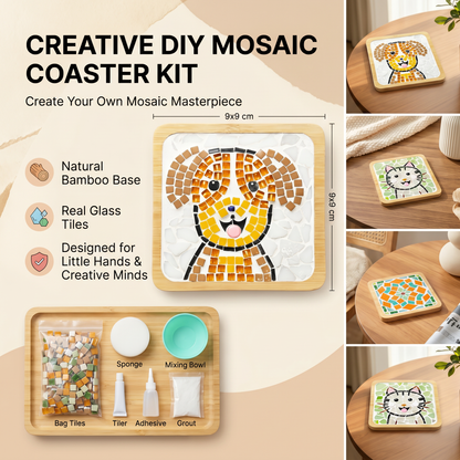 Creative Animal & Ocean Mosaic Coaster Craft Set