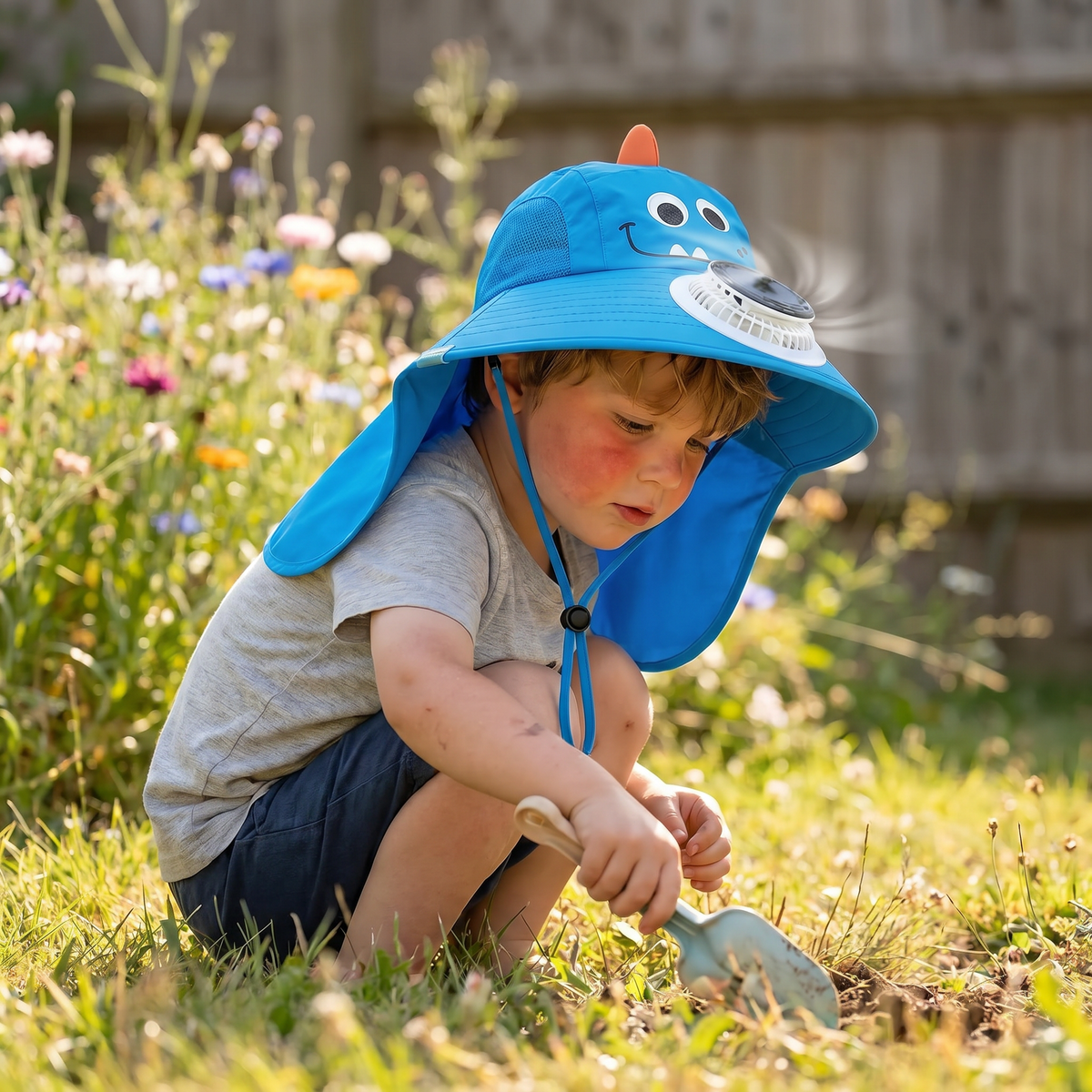 Solar Cooling Sun Hat – Kids