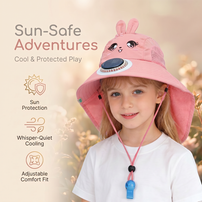 Solar Cooling Sun Hat – Kids