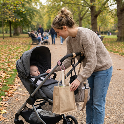 Universal Pushchair Bag Hook Set (2pcs) | Family Favourite