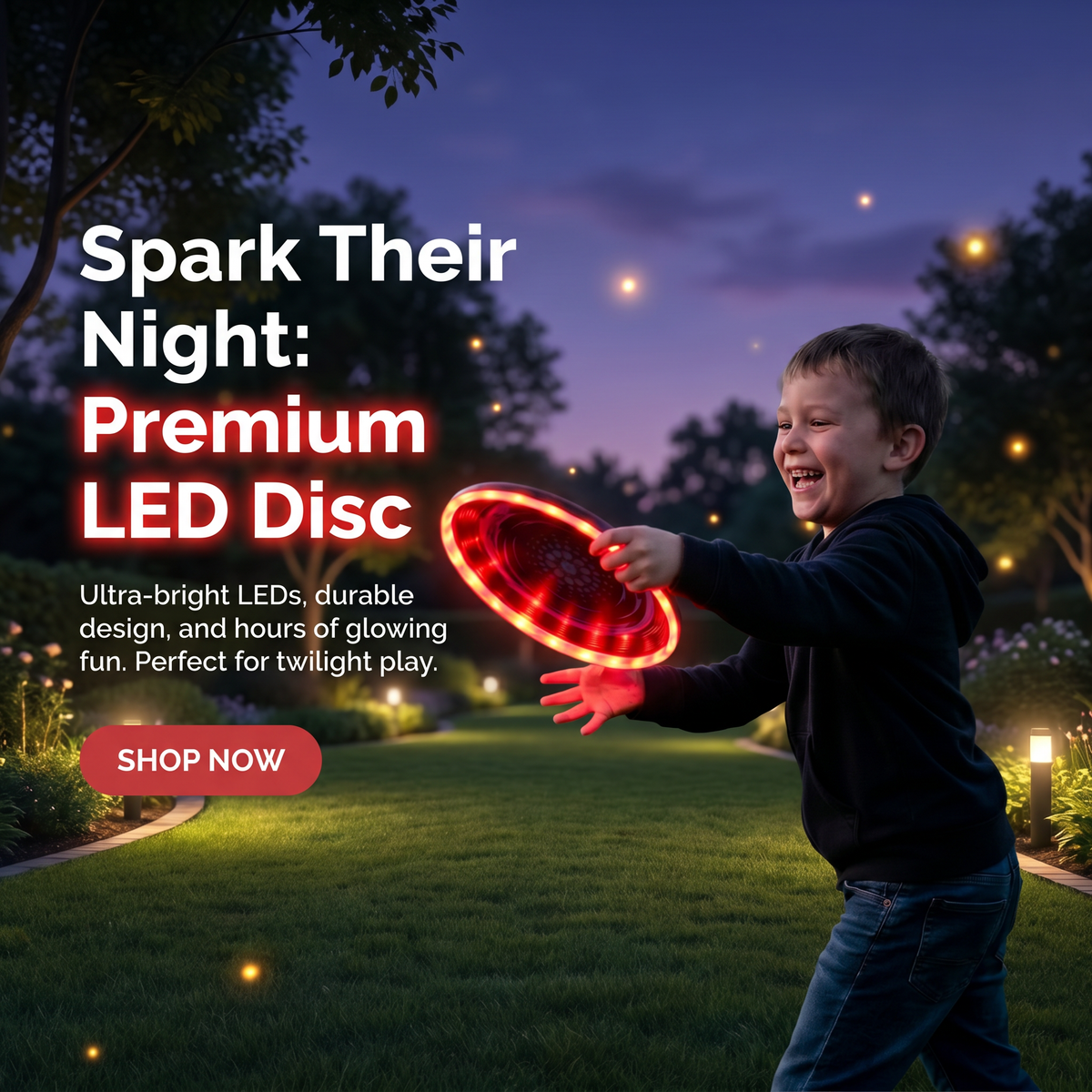 Outdoor LED Flying Disc | Family Favourite