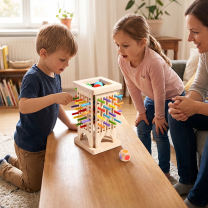 Interactive Wooden Stick Strategy Game
