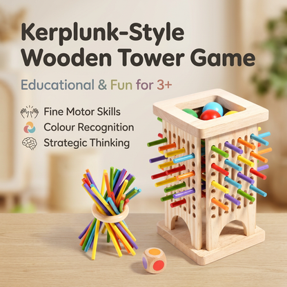 Interactive Wooden Stick Strategy Game