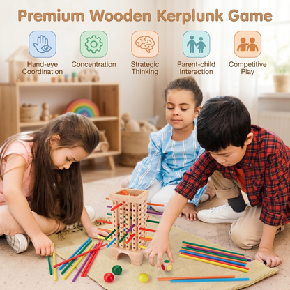 Interactive Wooden Stick Strategy Game