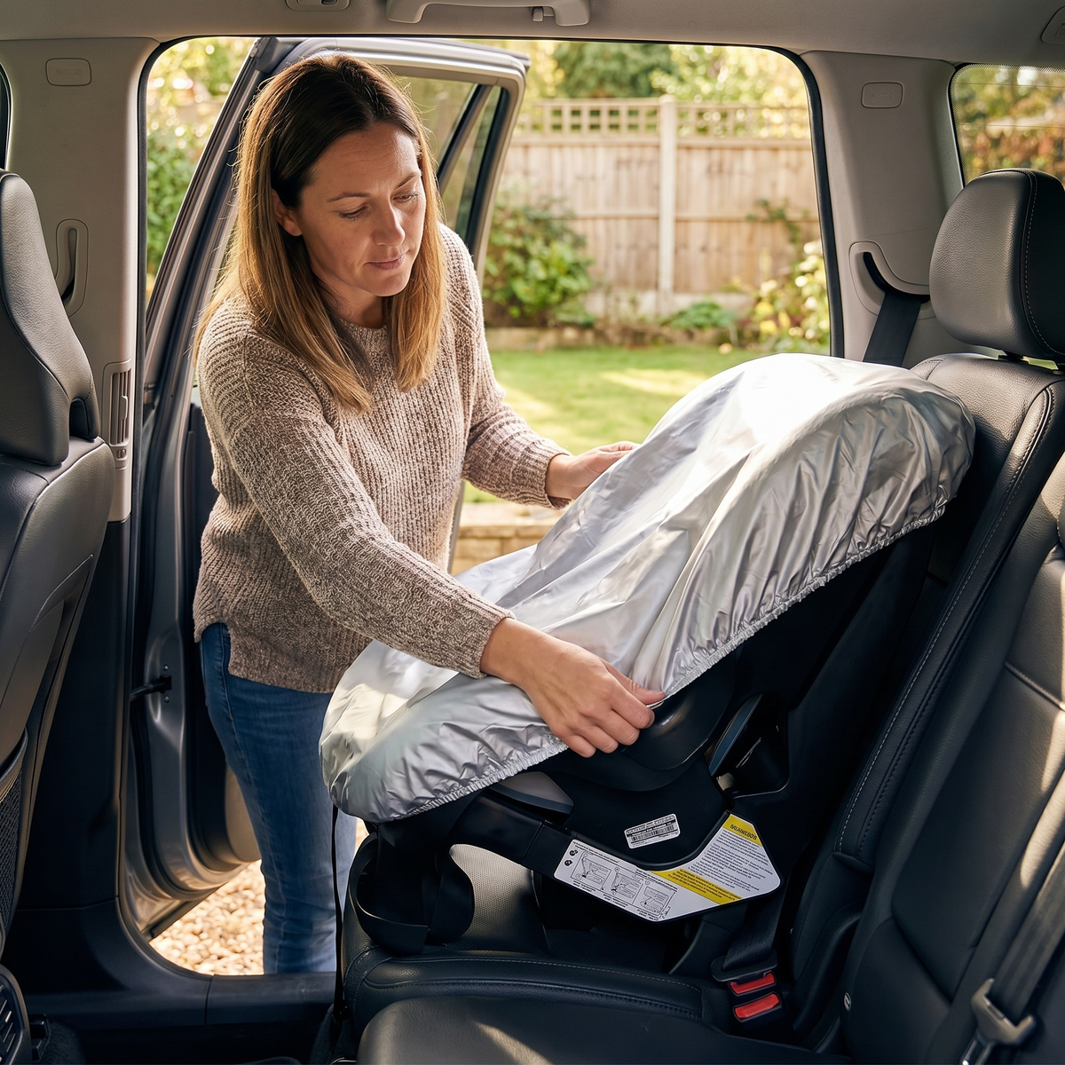 Child Car Seat Sun Protection Cover | Family Favourite