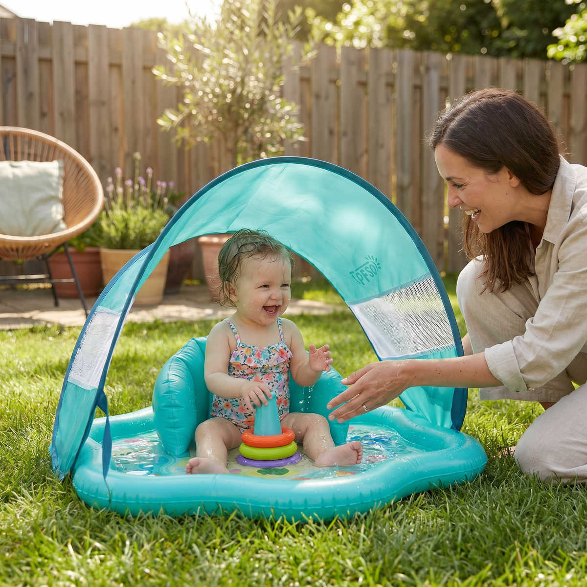 Baby Splash Play Mat & Sun Shade