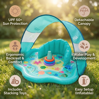Baby Splash Play Mat & Sun Shade