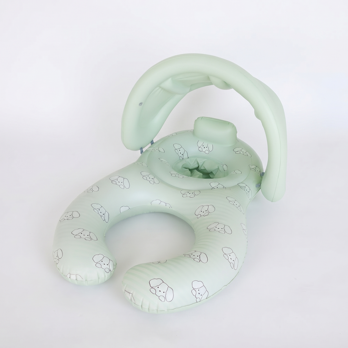 Baby & Parent Pool Float with Sun Canopy