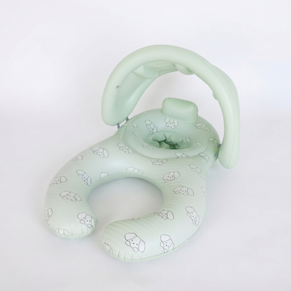 Baby & Parent Pool Float with Sun Canopy