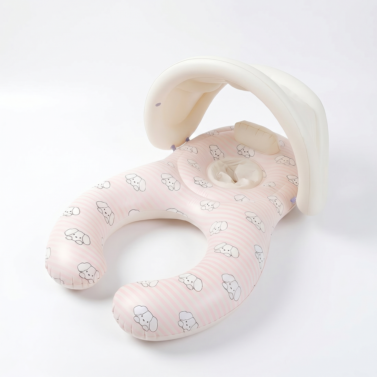 Baby & Parent Pool Float with Sun Canopy