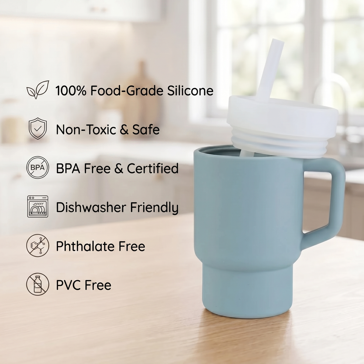 Kids Insulated Straw Cup & Tumbler 280ml