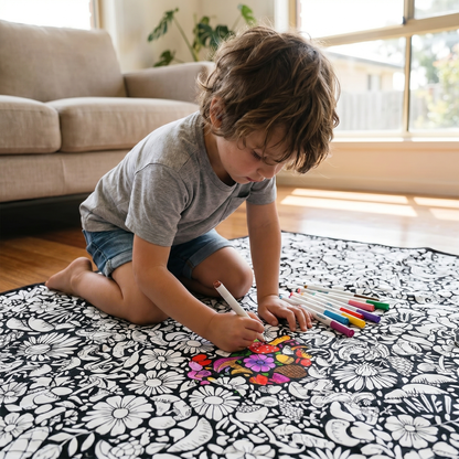 Colour Your Own Blanket Kit with Fabric Markers