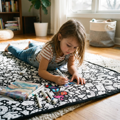 Colour Your Own Blanket Kit with Fabric Markers