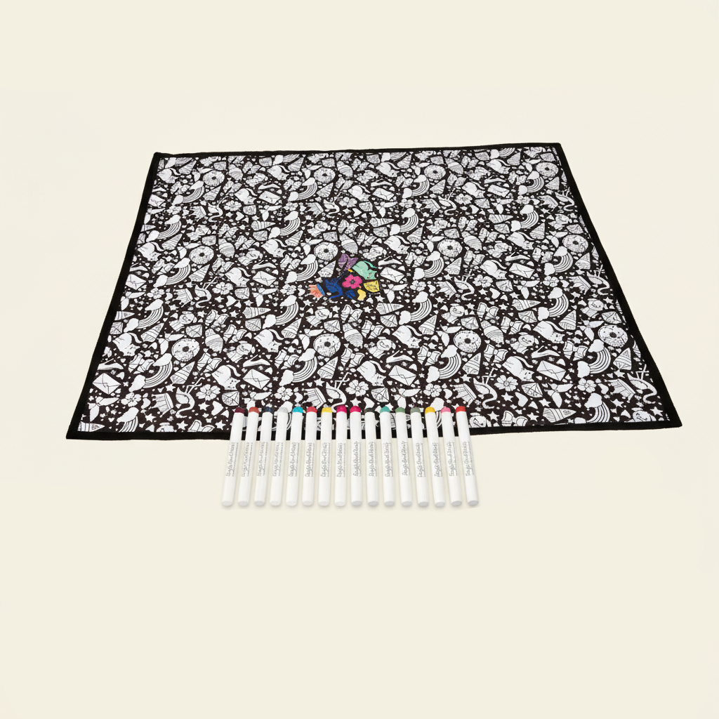 Colour Your Own Blanket Kit with Fabric Markers