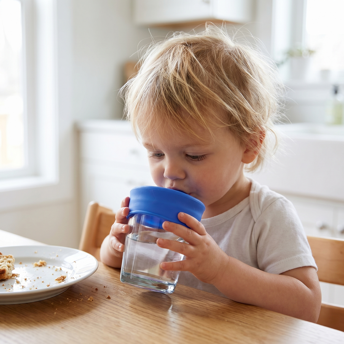 Spill-Resistant Silicone Sippy Cup Lids, 3 Pack