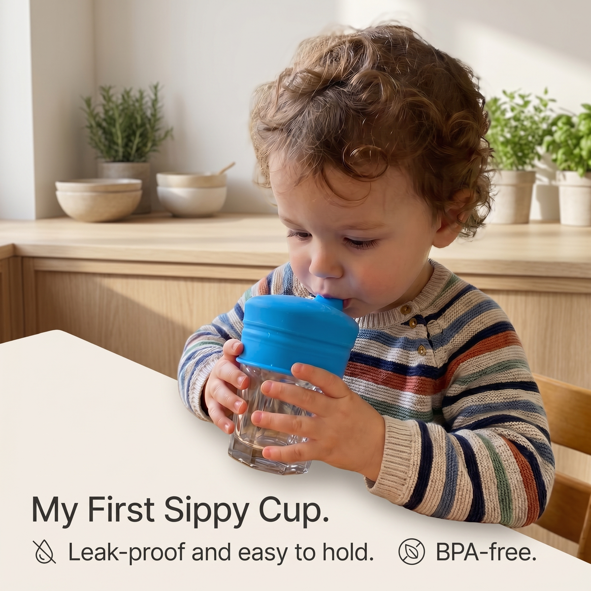 Spill-Resistant Silicone Sippy Cup Lids, 3 Pack