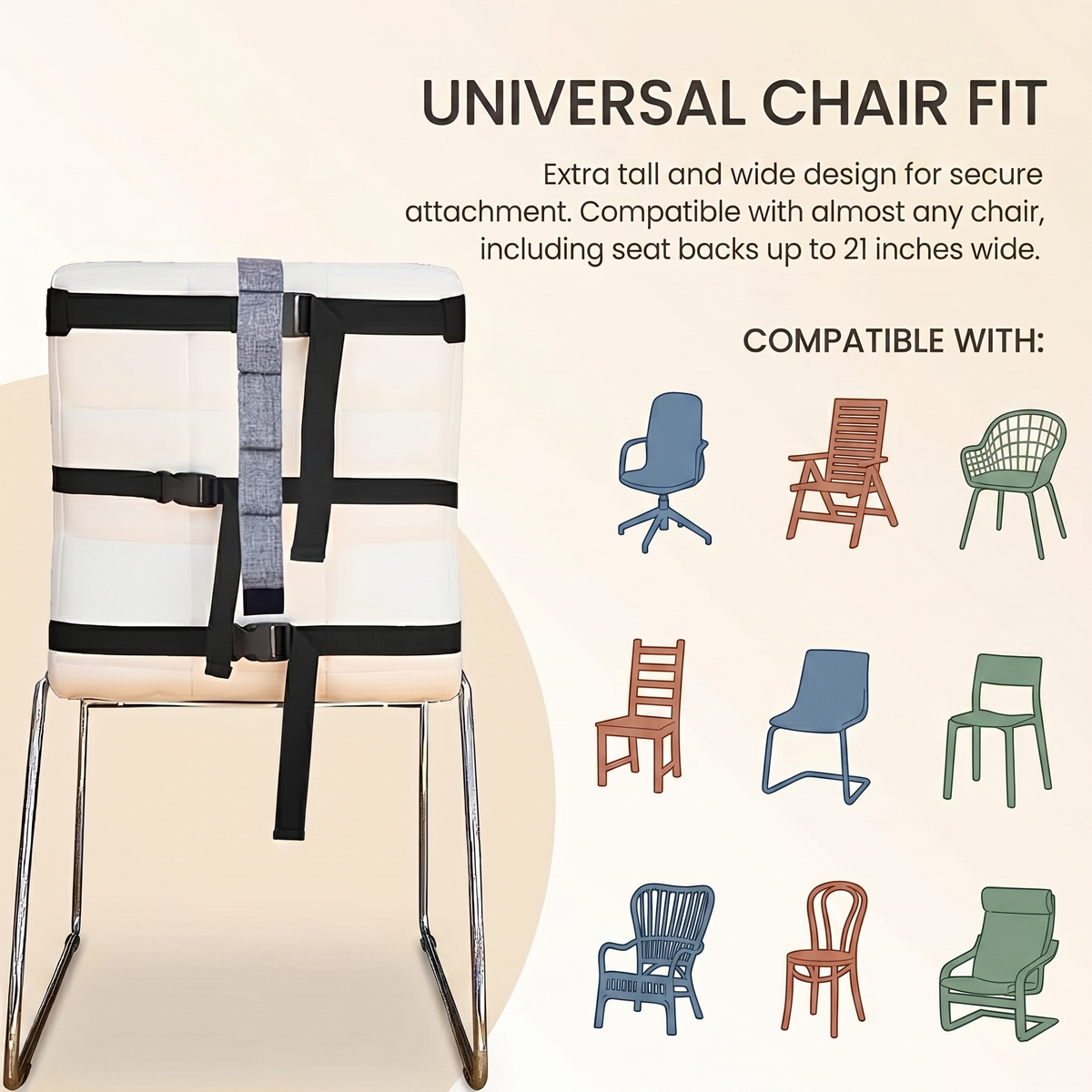 Portable Baby Travel High Chair Harness