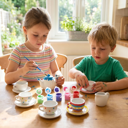 Paint Your Own Kids Tea Set Craft Kit