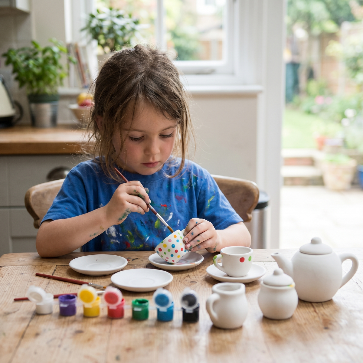 Paint Your Own Kids Tea Set Craft Kit