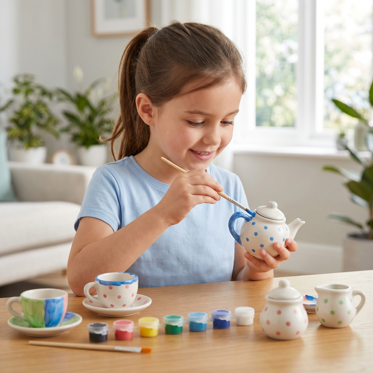Paint Your Own Kids Tea Set Craft Kit