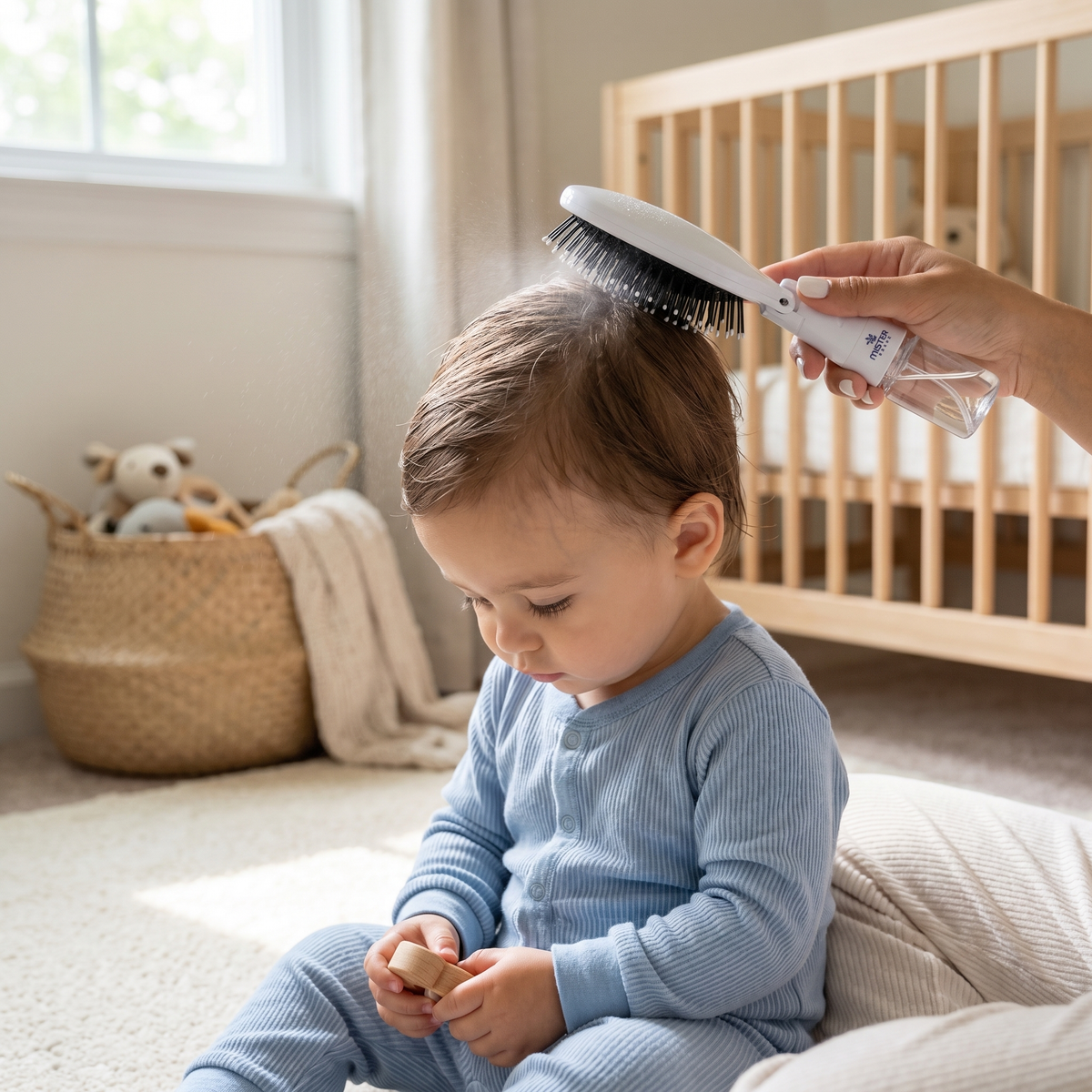 Kids Spray Hair Brush – Easy Detangling