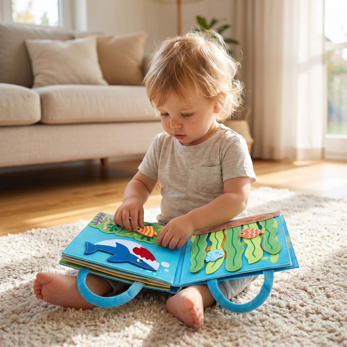 Ocean Learning Busy Book for Toddlers