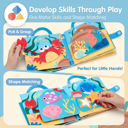 Ocean Learning Busy Book for Toddlers