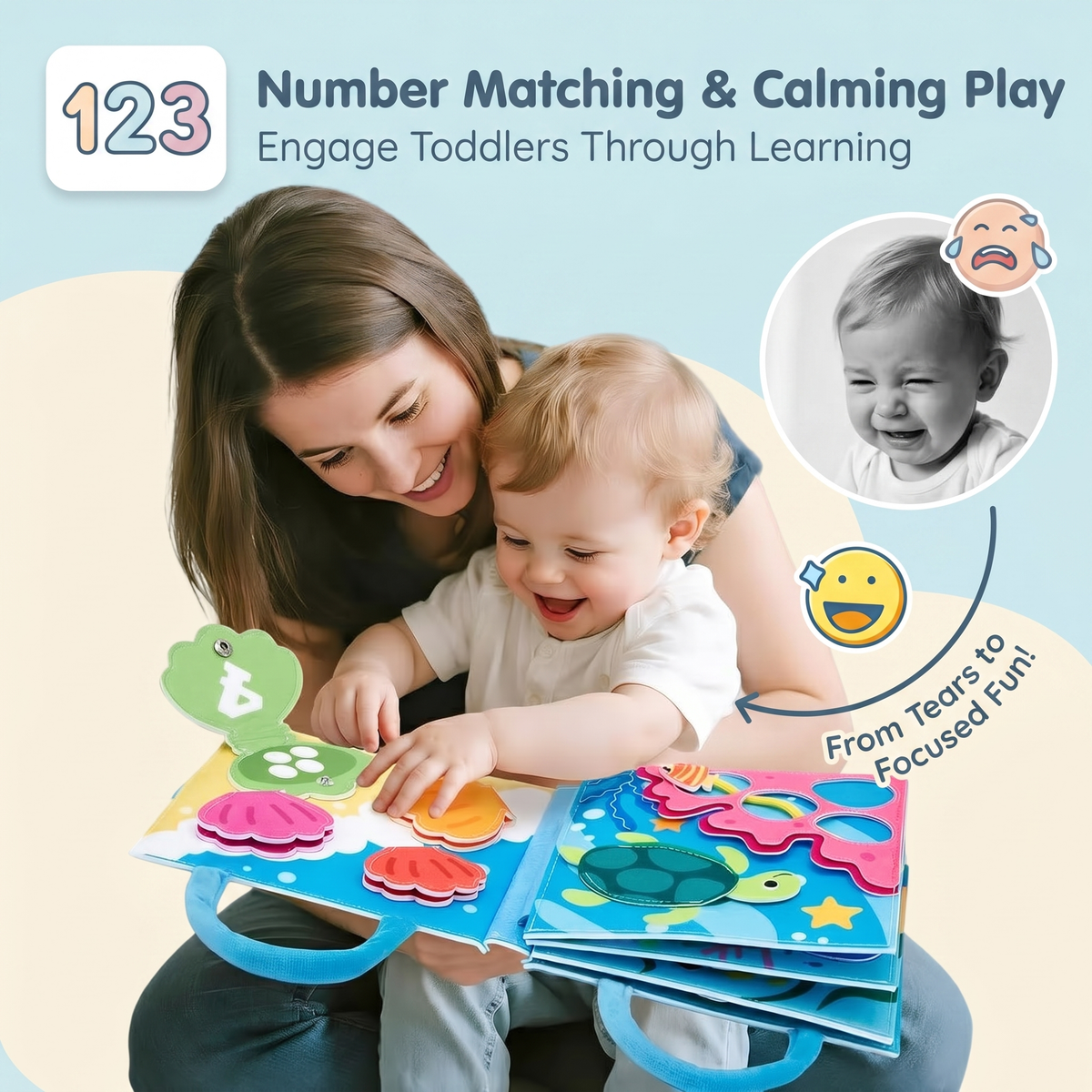 Ocean Learning Busy Book for Toddlers
