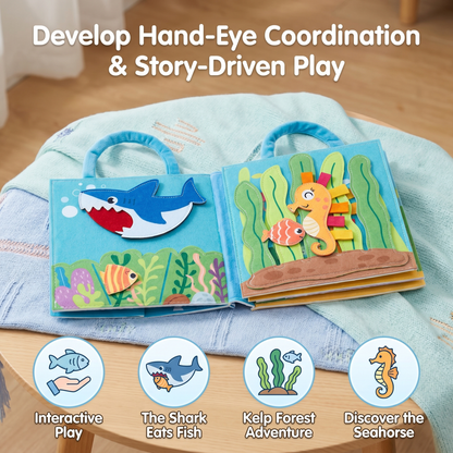 Ocean Learning Busy Book for Toddlers