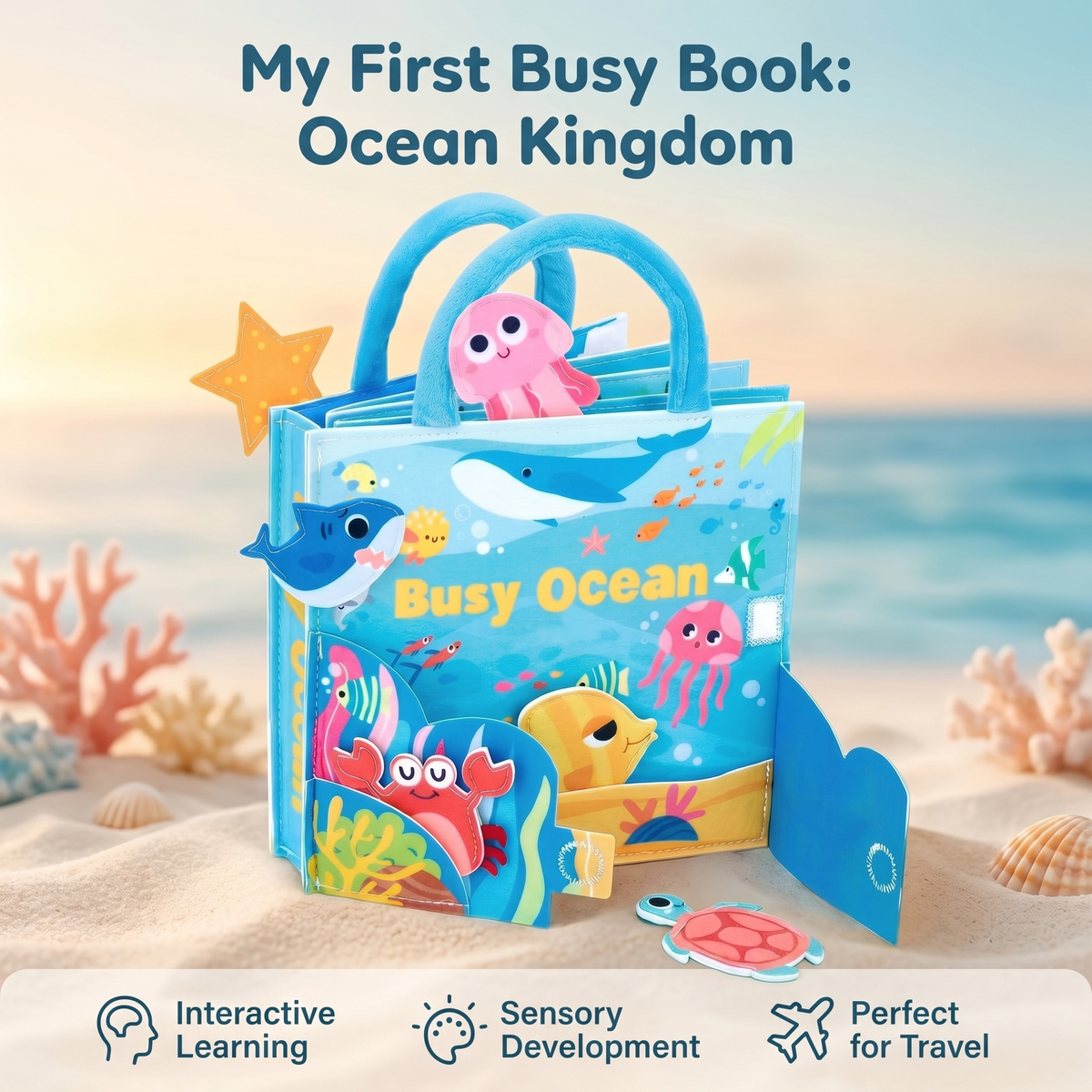 Ocean Learning Busy Book for Toddlers