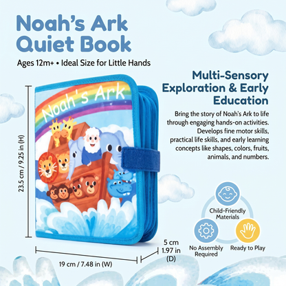 Noah's Ark Learning Busy Book for Toddlers
