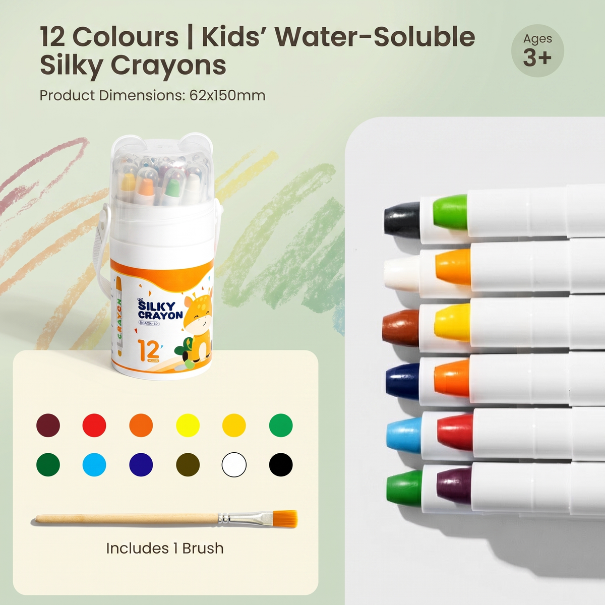 Creative Twistable Colouring Crayons for Kids