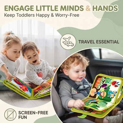 Montessori Farm Learning Busy Book for Toddlers