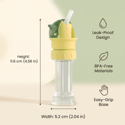 Universal Silicone Bottle Straw Topper (2-pack) | Family Favourite