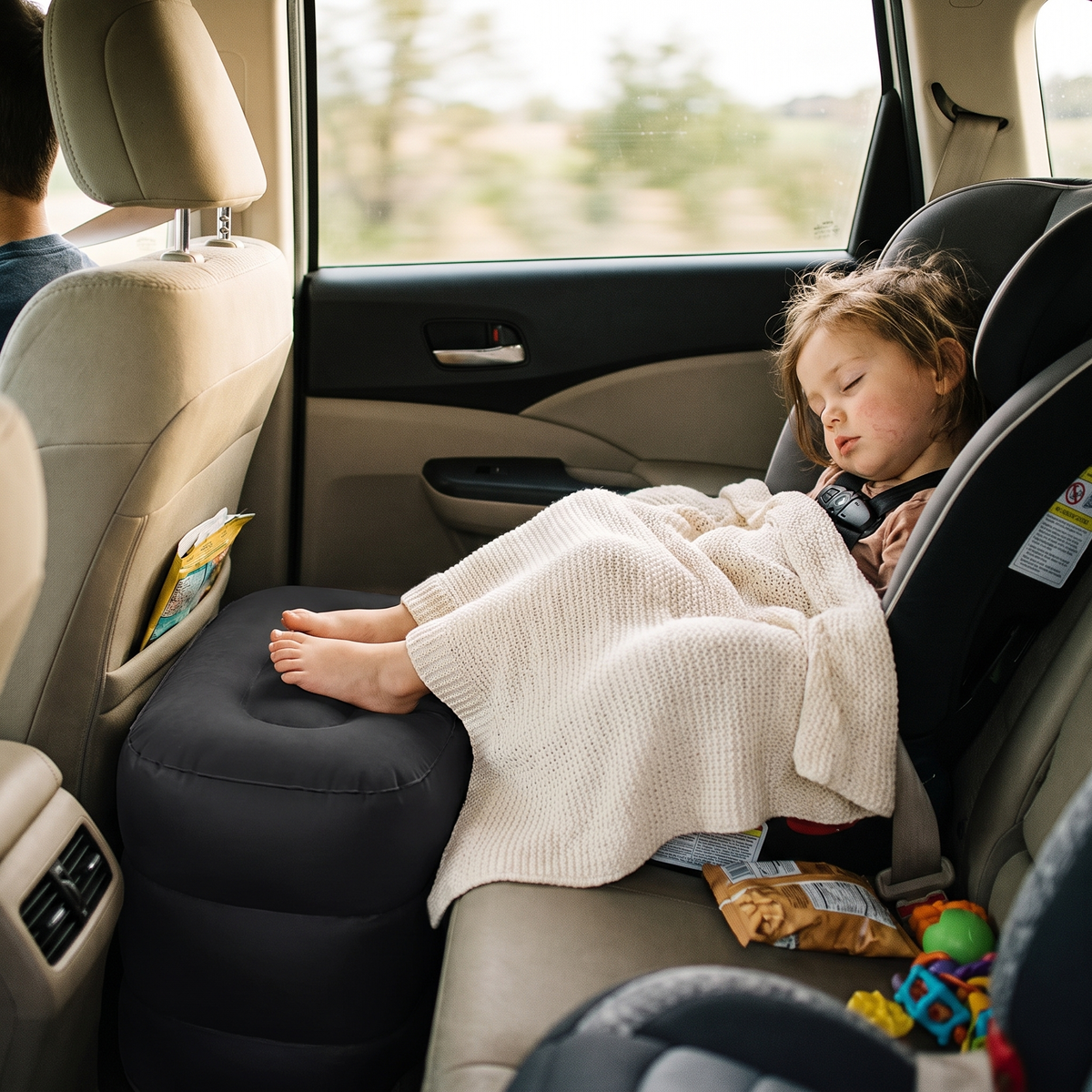 Inflatable Travel Foot Rest Cushion | Family Favourite